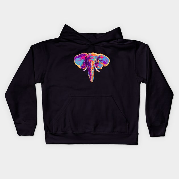 Elephant Kids Hoodie by mailsoncello